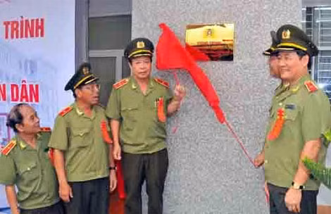 Khánh thành Nhà làm việc Cục an ninh Tây Nam Bộ tại An Giang.