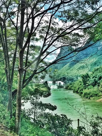 Cảnh tuyệt đẹp ở Cao Bằng.
