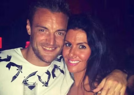 Vardy và vợ sắp cưới Rebekah..