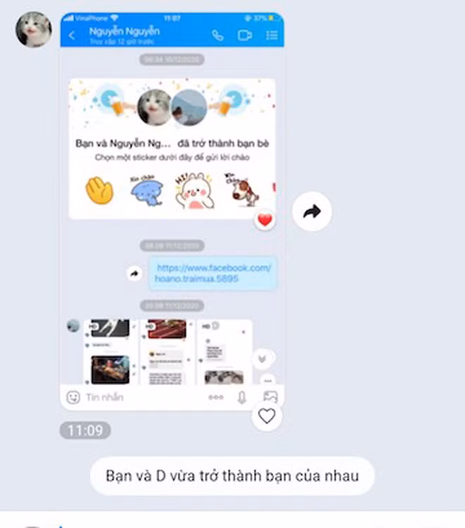 Các tài khoản Quân làm để kết bạn. Các tài khoản Quân làm để kết bạn.