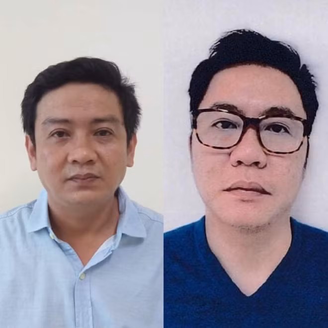 Nguyễn Thanh Nhã và Nguyễn Phước Trung Bảo.