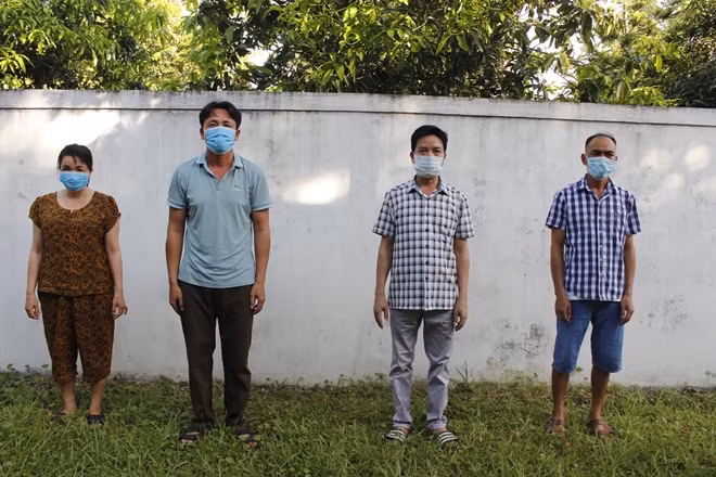 Các đối tượng bị bắt