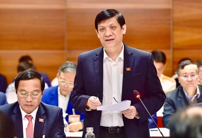 Bộ trưởng Nguyễn Thanh Long thông tin tại cuộc họp Thường trực Chính phủ vào chiều 29/1