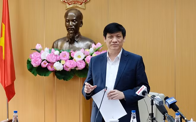 Bộ trưởng Nguyễn Thanh Long phát biểu tại cuộc họp (Ảnh: Trần Minh)