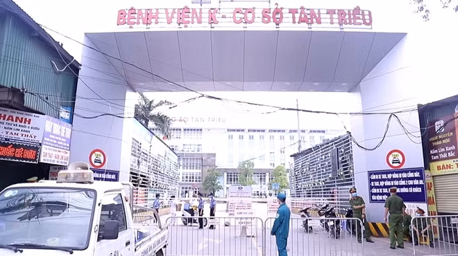 Tạm thời phong tỏa Bệnh viện K cơ sở Tân Triều để phòng chống dịch