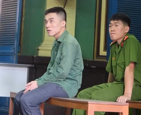 Bị cáo Bảo tại phiên xử