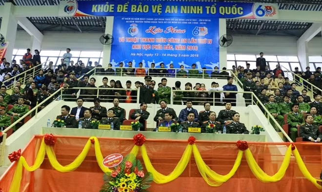 Lễ khai mạc Liên hoan võ thuật Thanh niên Công an lần thứ IV.