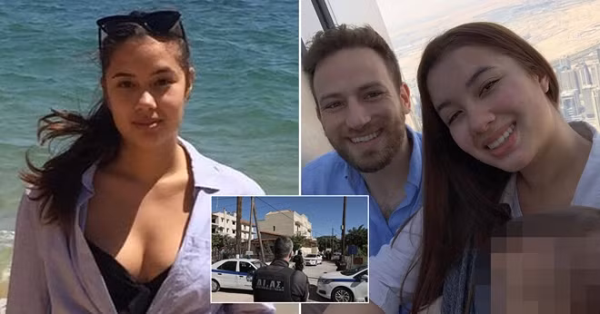 Caroline Crouch và chồng Charalambos Anagnostopoulos. Ảnh: Athens.