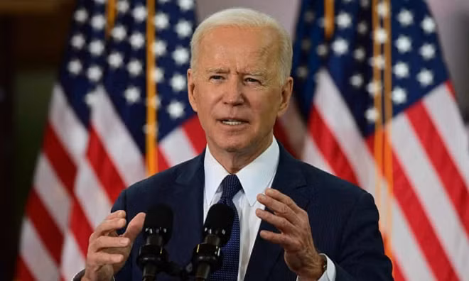 Ông Biden tuyên bố về vụ diệt chủng người Armenia tại Nhà Trắng. Ảnh: Getty.