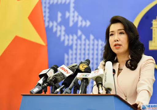 Người Phát ngôn Bộ Ngoại giao Lê Thị Thu Hằng.