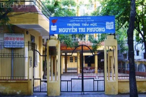 Trường tiểu học Nguyễn Tri Phương nơi xảy ra vụ việc