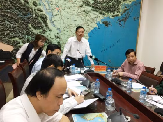 Ban chỉ đạo Trung ương Phòng chống thiên tai họp "nóng" chỉ đạo bão sáng 3-11 Ban chỉ đạo Trung ương Phòng chống thiên tai họp "nóng" chỉ đạo bão sáng 3-11