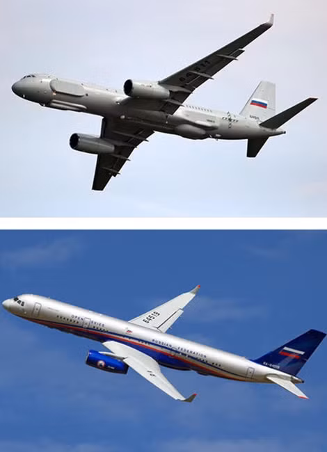 Máy bay do thám thế hệ mới Tu-214R và Tu-214ON của Nga.