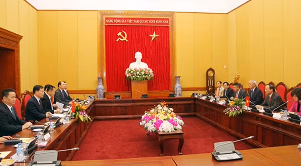 Toàn cảnh buổi Hội đàm.
