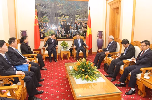 Toàn cảnh buổi tiếp.