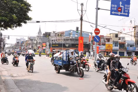 Ngã tư Bảy Hiền hôm nay.
