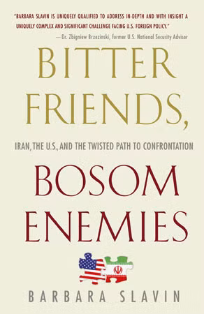 Bìa cuốn sách "Bitter Friends, Bosom Enemies" của Barbara Slavin.