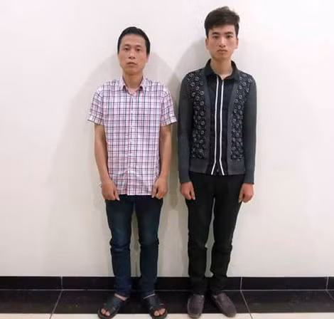 Hai đối tượng Ngô Bá Sơn và Vũ Văn Bằng. Hai đối tượng Ngô Bá Sơn và Vũ Văn Bằng.