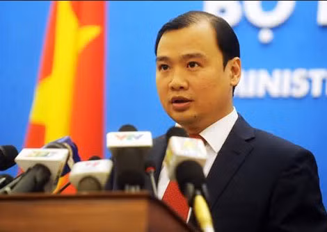 Người phát ngôn Bộ Ngoại giao Việt Nam Lê Hải Bình. (ảnh: Vietq).