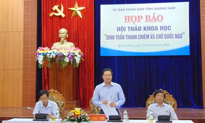 Ông Lê Văn Thanh cho rằng DTTC và sự ra đời của chữ quốc ngữ có sự gắn kết mật thiết với quá trình phát triển kinh tế - xã hội tỉnh Quảng Nam.