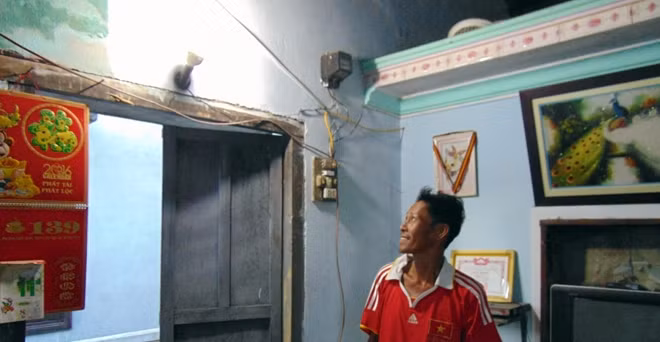 Điện lưới về sẽ góp phần thúc đẩy phát triển kinh tế - xã hội trên xã đảo Tân Hiệp.