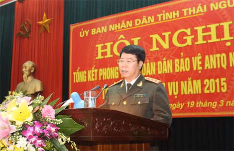 Thượng tướng Bùi Văn Nam phát biểu chỉ đạo tại hội nghị.