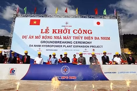 Lễ khởi công dự án mở rộng Nhà máy thủy điện Đa Nhim.