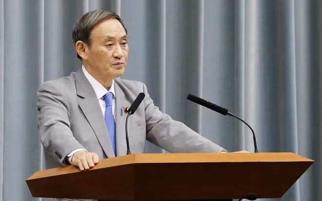 Tân Thủ tướng Nhật Bản Suga Yoshihide. Ảnh: Kyodo.
