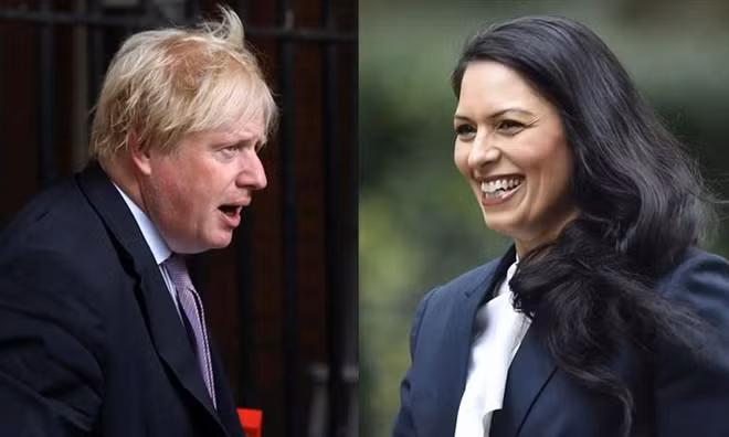 Ông Boris Johnson không tin bà Patel bắt nạt cấp dưới. Ảnh: Independent.