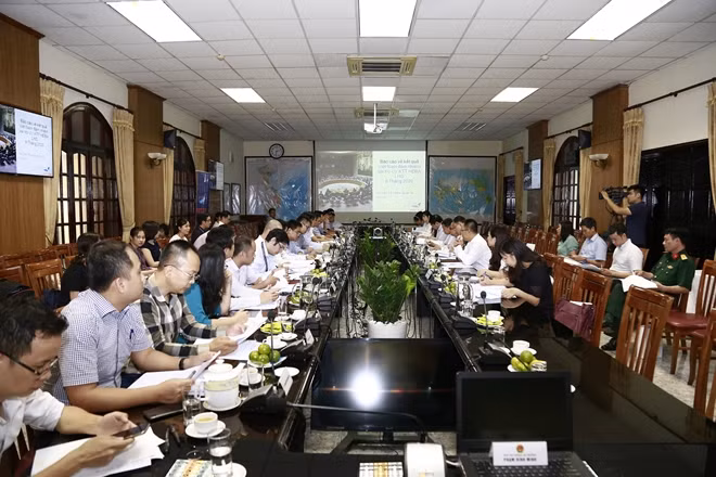Toàn cảnh cuộc họp của tổ công tác liên ngành về việc Việt Nam đảm nhận cương vị Ủy viên không thường trực Hội đồng Bảo an Liên Hợp quốc.