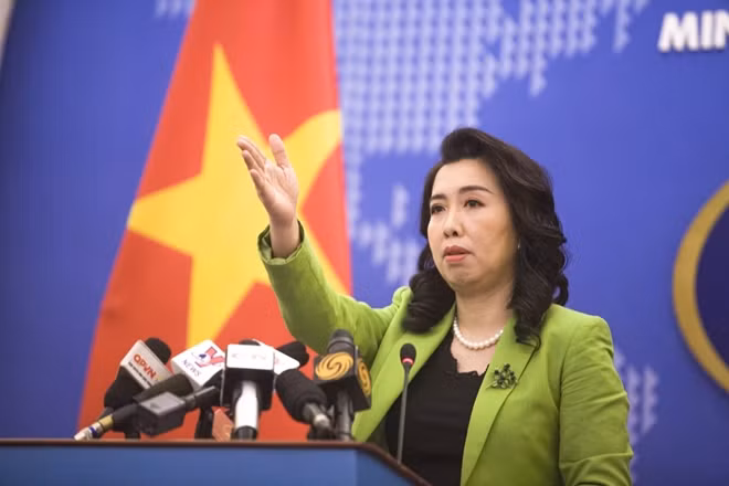 Người Phát ngôn Bộ Ngoại giao Việt Nam Lê Thị Thu Hằng.