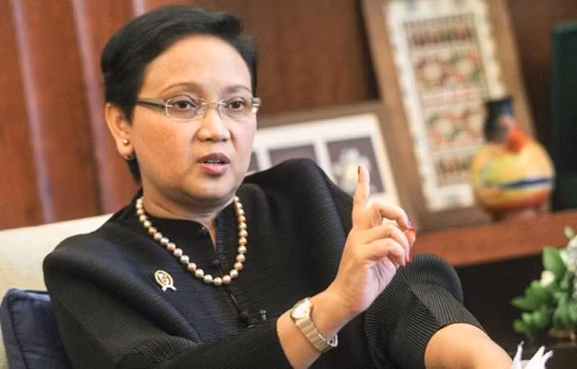Ngoại trưởng Indonesia Retno Marsudi. Nguồn: Harianhaluan.