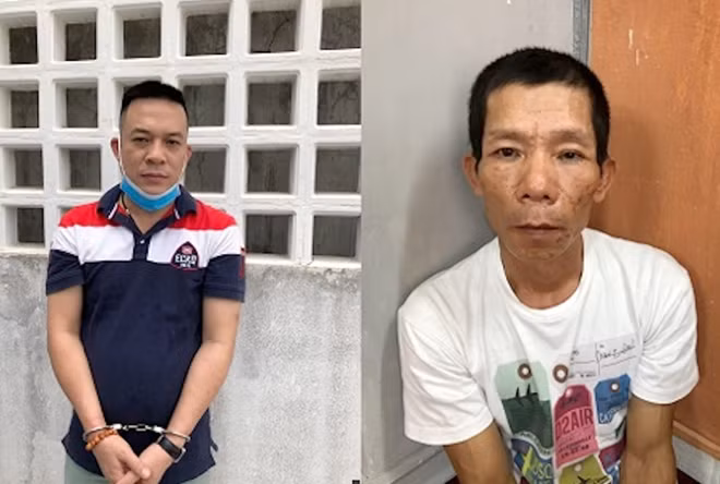 Phương và Nghĩa (từ trái qua).