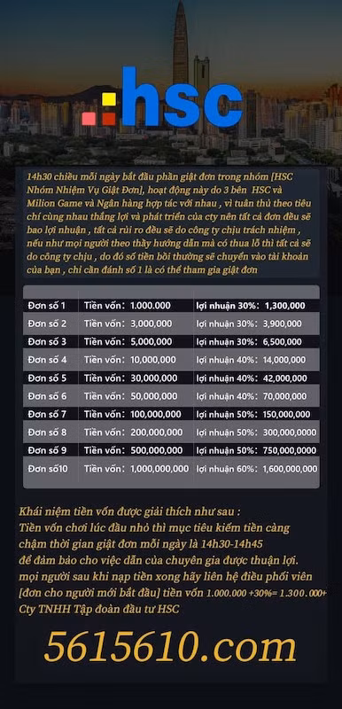 Một hình ảnh mà group “HSC-Kiếm tiền online” sử dụng để đánh vào lòng tham của người tham gia.