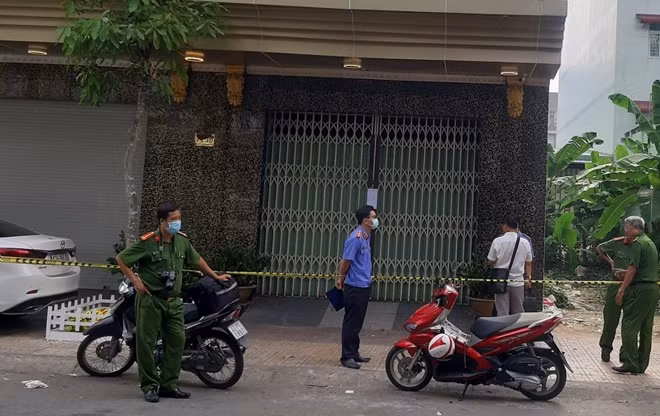 Hiện trường xảy ra vụ việc được cơ quan Công an phong tỏa.