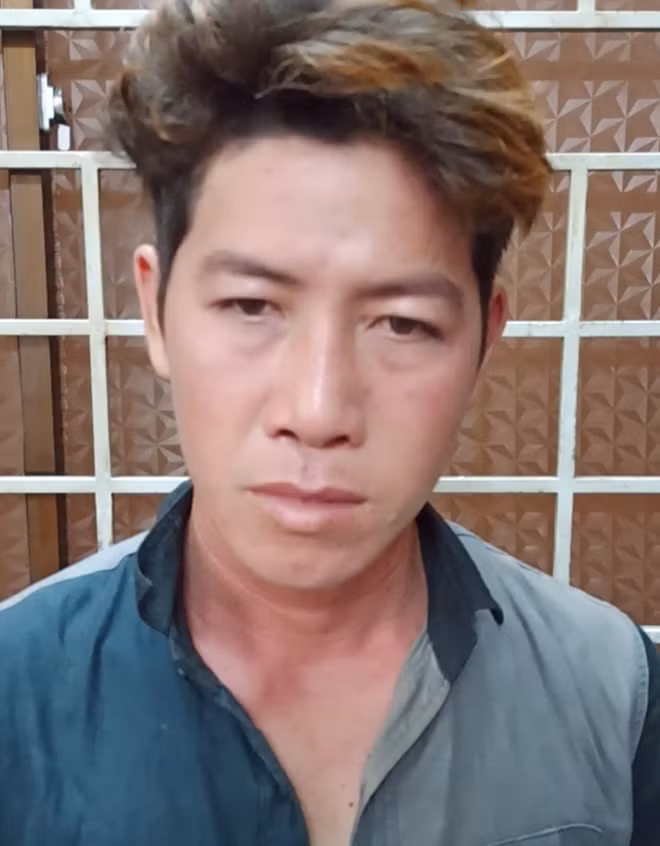 Huyền tại cơ quan điều tra.