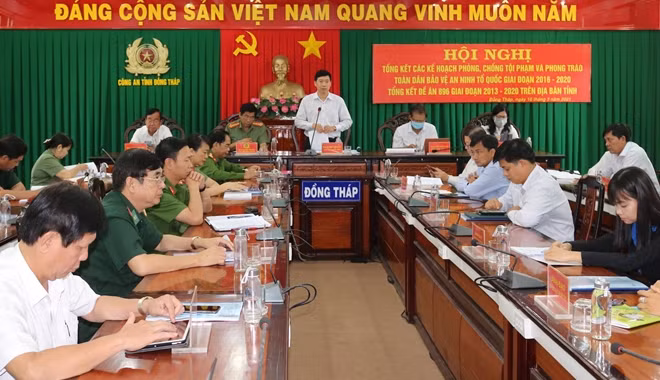 Ông Phạm Thiện Nghĩa, Chủ tịch UBND tỉnh Đồng Tháp, Trưởng Ban chỉ đạo 138 và 896 đánh giá cao kết quả đạt được.