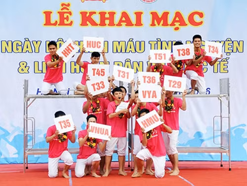 Một phần thi được đánh giá cao, mang thông điệu đoàn kết của Học viện Cảnh sát nhân dân.