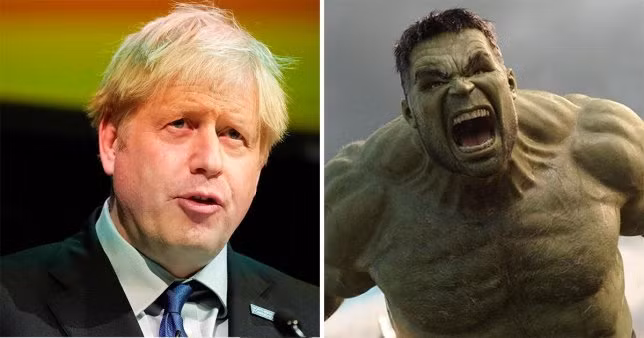 Mark Ruffalo phản đối phát ngôn của ông Johnson về việc Anh rời khỏi EU cũng giống như khi nhân vật Bruce Banner của Marvel khi biến thành Hulk. Ảnh: Twitter. Mark Ruffalo phản đối phát ngôn của ông Johnson về việc Anh rời khỏi EU cũng giống như khi nhân vật Bruce Banner của Marvel khi biến thành Hulk. Ảnh: Twitter.