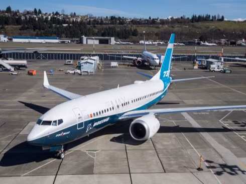 Hình ảnh một chiếc Boeing 737MAX. Ảnh: Getty Images.