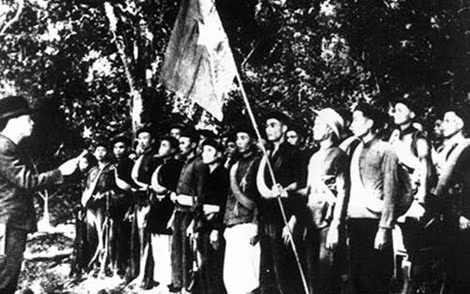 Đội Việt Nam tuyên truyền giải phóng quân thành lập năm 1944. (Ảnh tư liệu).