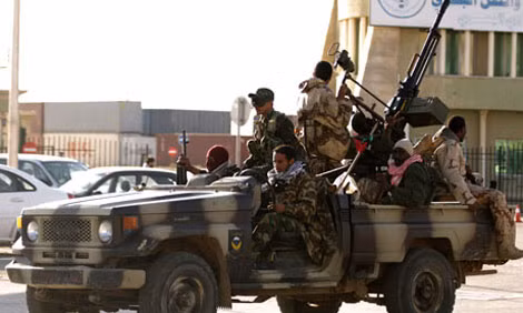 Phe nổi dậy chống Gaddafi ở Libya.