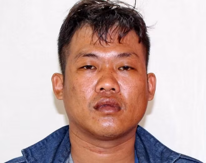 Đối tượng Lý Tá Giảng sau khi bị bắt giữ