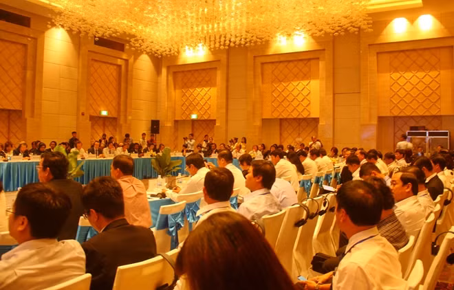 Quang cảnh hội nghị ASEM năm 2019 khai mạc tại TP Nha Trang sáng 16-5-2019