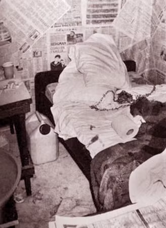 Tầng hầm nhà Puccio, nơi giam cầm Nelida Bollini de Prado.