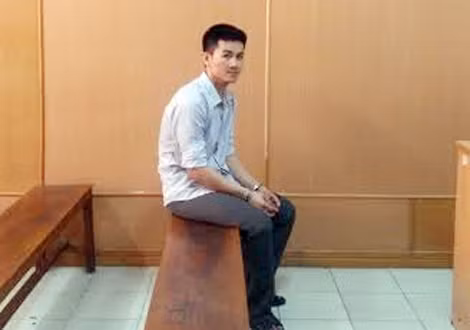 Bị cáo tại phiên xử.