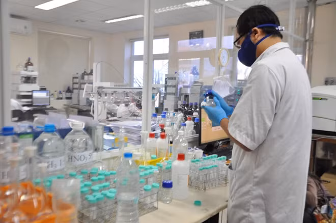 Phòng xét nghiệm, nghiên cứu tại Viện Pasteur TP Hồ Chí Minh.