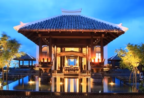 Một góc khu nghỉ dưỡng.