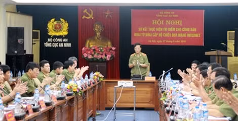 Trung tướng Vũ Thanh Bình phát biểu chỉ đạo tại Hội nghị.
