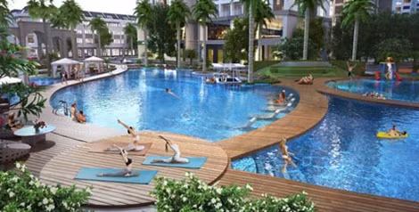 Căn hộ 1+1 phòng ngủ chất lượng 5 sao có diện tích 57m2 tại dự án Vinhomes Gardenia.